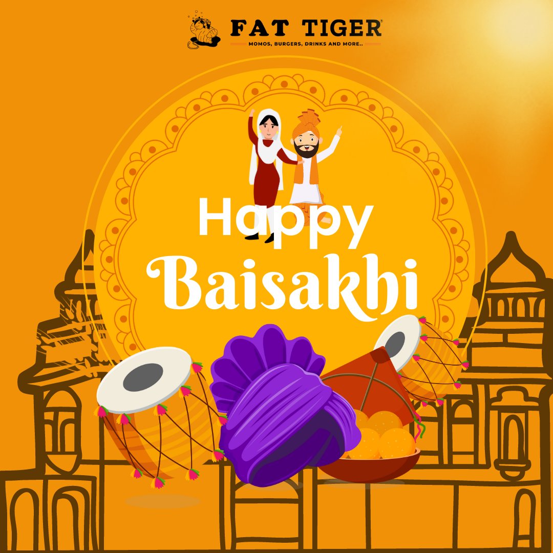 FatTigerIndia's tweet photo. Happy Baisakhi! Celebrate the joyous harvest season with our delicious treats and flavors that will delight your taste buds. May this festive occasion bring you prosperity and happiness.

#Baisakhi2023 #baisakhifestival #HappyBaisakhi #fattiger #Happiness #BaisakhiVibes https://t.co/bUbIOvOyif