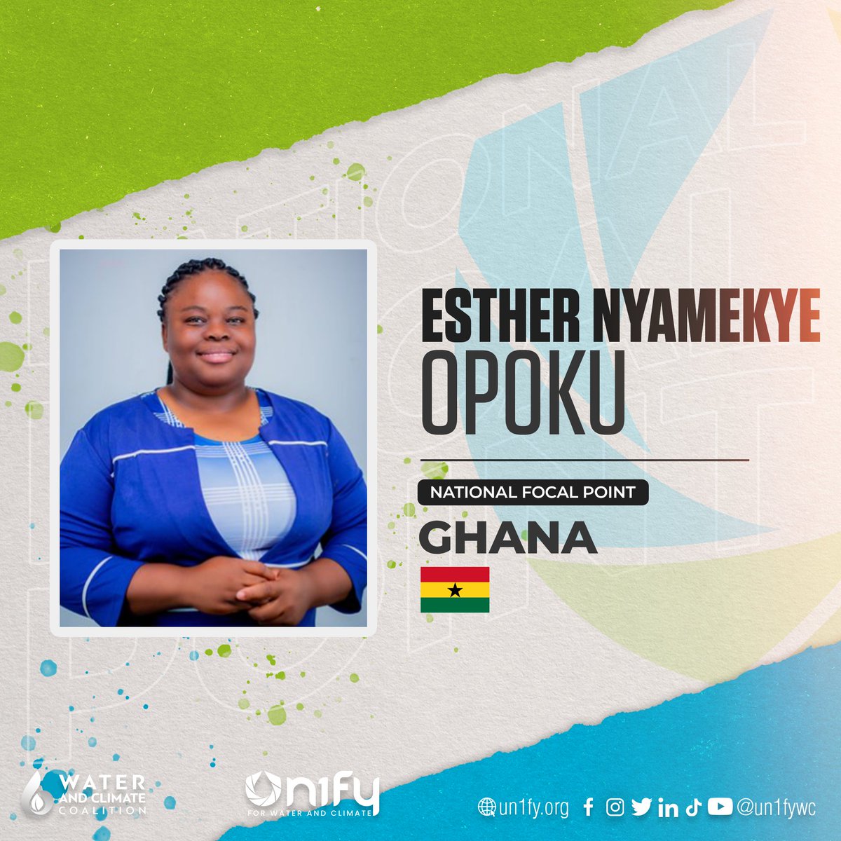 UN1FY (@un1fywc) on Twitter photo Introducing our National Focal Points for Ghana, Peter Aboagye and Opoku Esther Nyamekye.
Are you from Ghana and willing to advocate for water and climate? You can reach them via email at ghana@un1fy.org
#un2023waterconference #WaterAction #youthadvocates #un1fy #un1fywc Introducing our National Focal Points for Ghana, Peter Aboagye and Opoku Esther Nyamekye.
Are you from Ghana and willing to advocate for water and climate? You can reach them via email at ghana@un1fy.org
#un2023waterconference #WaterAction #youthadvocates #un1fy #un1fywc