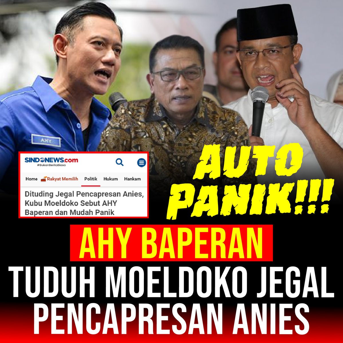 AHY Baperan, Tuduh Moeldoko Jegal Pencapresan Anies
Bandung
Jepang
Sumbar
