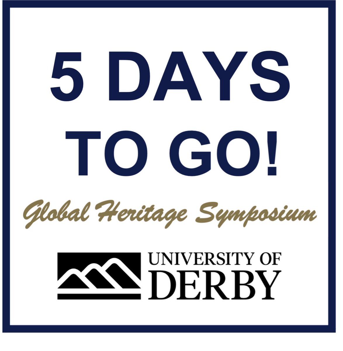 The final 5 days have started! We assure the topics on offer are worth a dive into! 🤔 How about a look at your favourite while waiting for the 19th to come? 😆🗓️ #ghs23 #uod #publichistoryandheritage
