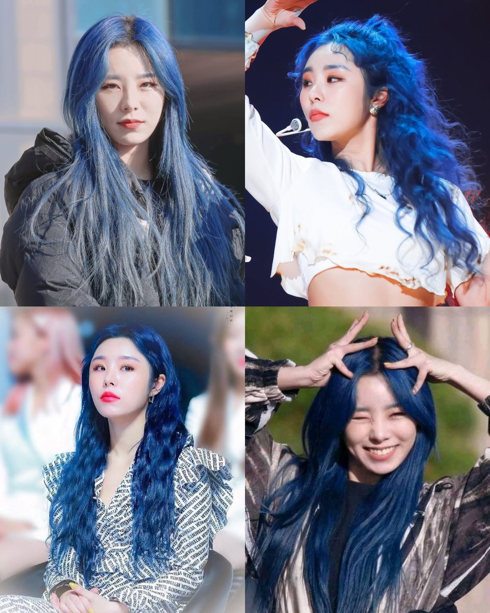poeticshwabyul's tweet image. BLUE HAIR YOU SAY????