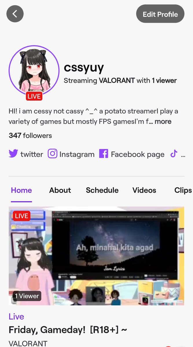 Watchu watchu casuyyy twitch.tv/cssyuy