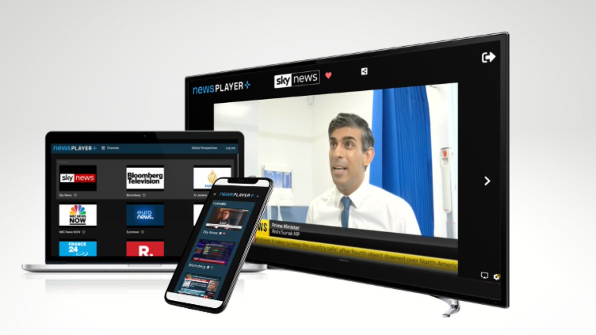 34 of the world's leading news channels all in one convenient app.

No more searching for news channels and the inconvenience of opening and closing apps. 

Start your FREE 30 day trial today.

newsplayerplus.com