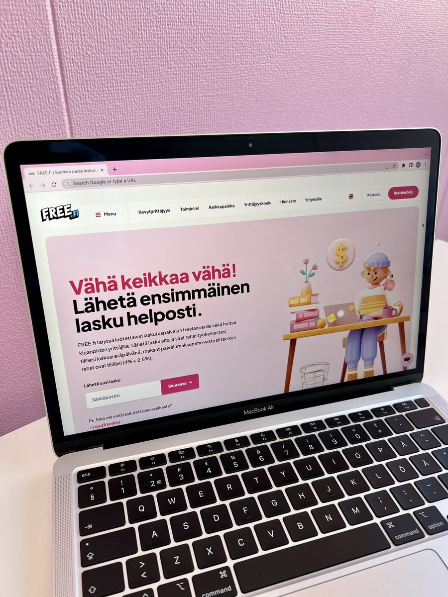 Uudet nettisivut ovat täällä💥

Ilme on kokenut muodonmuutoksen, ja uudet asiakkaat voivat lähettää laskun suoraan etusivulta! 

Käy tutustumassa nettisivuihimme osoitteessa free.fi

#vähäkeikkaavähä #freefi #laskutuspalvelu #kevytyrittäjyys #toiminimiyrittäjä