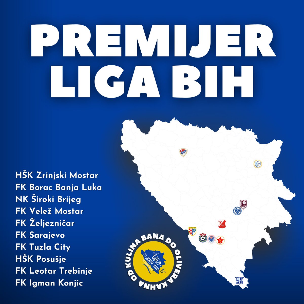 odkulina's tweet photo. SKRAĆIVANJE FUDBALSKIH LIGA

Organizaciono gledano, jedan od najvećih problema bh. fudbala predstavlja glomaznost nižih liga. Veliki broj klubova i loša geografska struktura liga u drugom i trećem rangu doprinosi skupim i dugim gostovanjima. A to dalje dovodi do gašenja klubova. https://t.co/SI7yOgcsWw