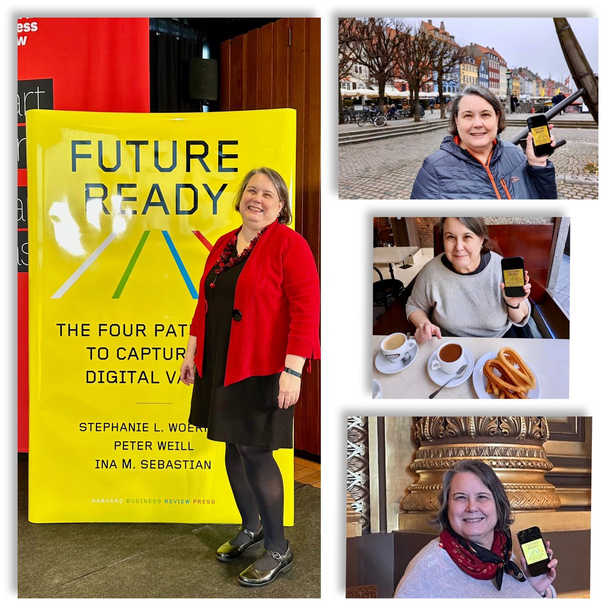 On this European book tour, I was delighted to spend time with executives from a variety of companies in Paris, Madrid, Copenhagen and Aarhus, sharing my research on what it takes for a company to be #FutureReady. Please find the book at amzn.to/40W1Zt4 #MITCISR