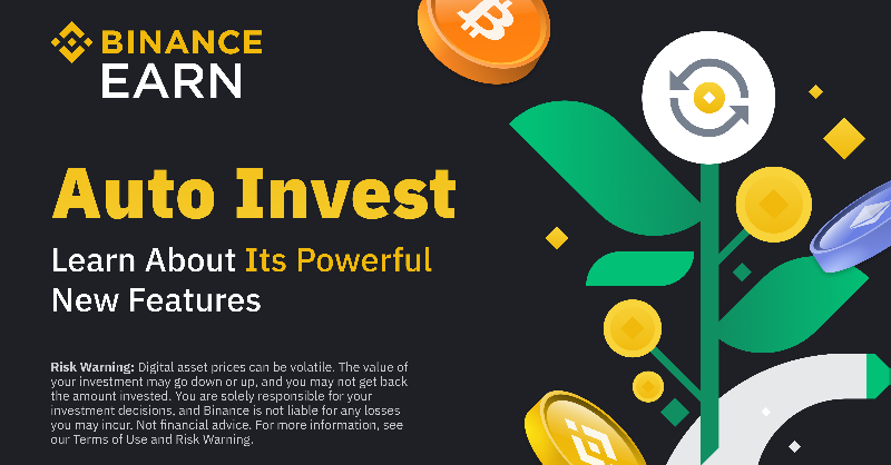 binance's tweet photo. With our latest Auto-Invest update, you can now use select fiat currencies for scheduled investing.

Simply deposit fiat into your #Binance account, select your chosen plan and investments will be made automatically based on your choice.

Learn more about Auto-Invest here 👇