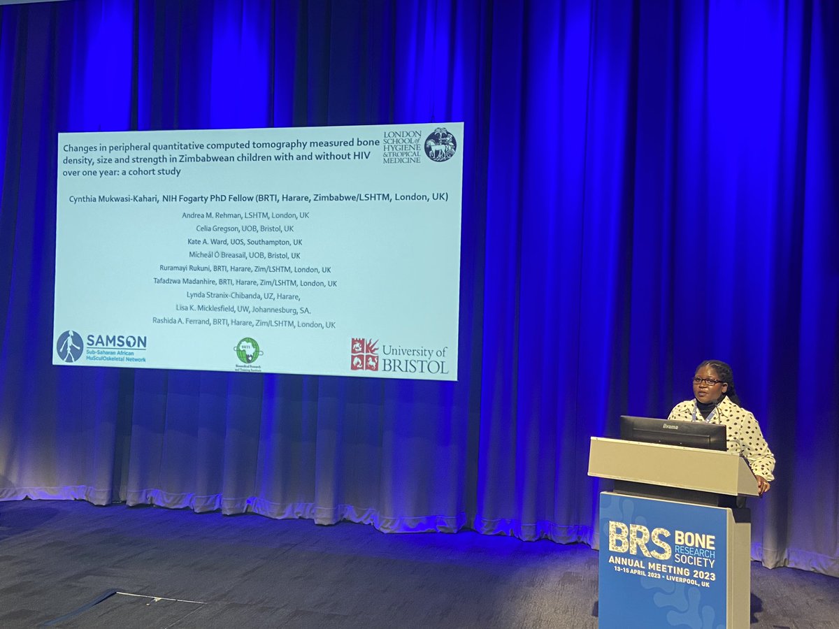 Celia Gregson (@celiagregson) on Twitter photo <a href="/cynkahari/">Cynthia Kahari, PhD</a> presenting <a href="/BoneResearchSoc/">BRS</a> conference in Liverpool today explaining how impaired linear growth in children growing up with #HIV in part explains deficits in bone architecture and strength. Great data from Zimbabwe <a href="/ThruZim/">THRU_ZIM</a> <a href="/rashida_abbferr/">Rashida Abbas Ferrand</a> <a href="/cynkahari/">Cynthia Kahari, PhD</a> presenting <a href="/BoneResearchSoc/">BRS</a> conference in Liverpool today explaining how impaired linear growth in children growing up with #HIV in part explains deficits in bone architecture and strength. Great data from Zimbabwe <a href="/ThruZim/">THRU_ZIM</a> <a href="/rashida_abbferr/">Rashida Abbas Ferrand</a>
