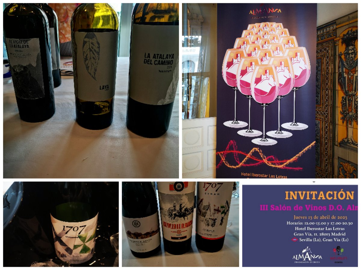 Ayer asistimos al 3 Salón de Vinos D.O.Almansa. Catamos a la reina de la denominación, Garnacha tintorera, aunque también nos gustaron sus otras variedades.#MiVino,#GarnachaTintorera,#DOAlmansa,@rutavinoalmansa,<a href="/revistamivino/">MiVino México</a>,<a href="/DoAlmansa/">Alexandre Almansa</a> ,<a href="/gilfamily/">Manuel Gil</a>,<a href="/BodegasPiqueras/">Bodegas Piqueras</a> <a href="/VinoRodeVera/">Pepe Rodríguez de Vera</a>