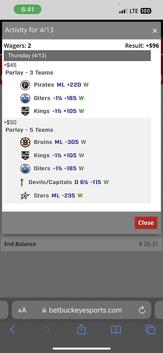 BlaneLynch8's tweet photo. @csett13 you missed a fam cash! Your losing streak would’ve ended https://t.co/aGJQz6rluK