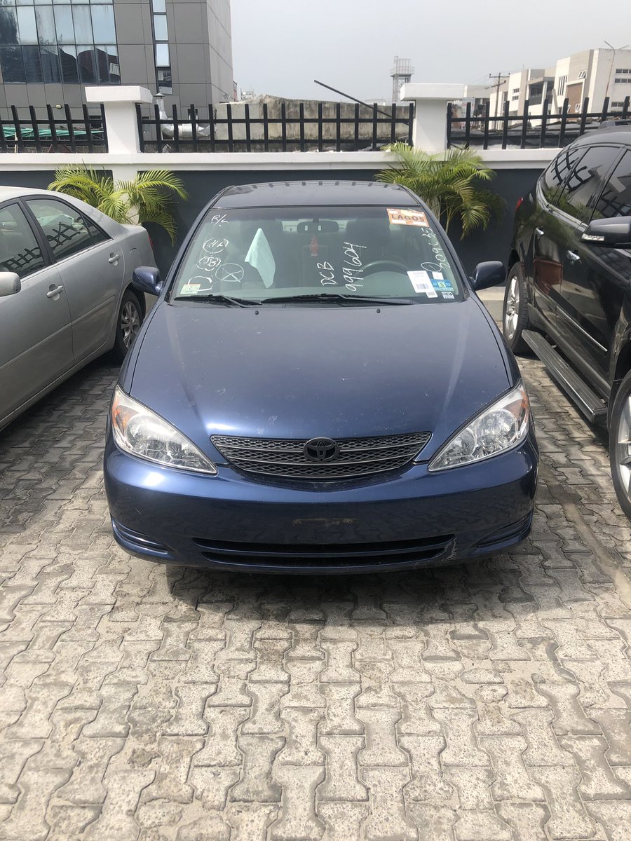 Officialsamuelt's tweet photo. 2004 Toyota Camry up for sales Lagos Clearing no dent #instblog #automation #ikeja #Tokunbocar https://t.co/e69rJzLb1t
