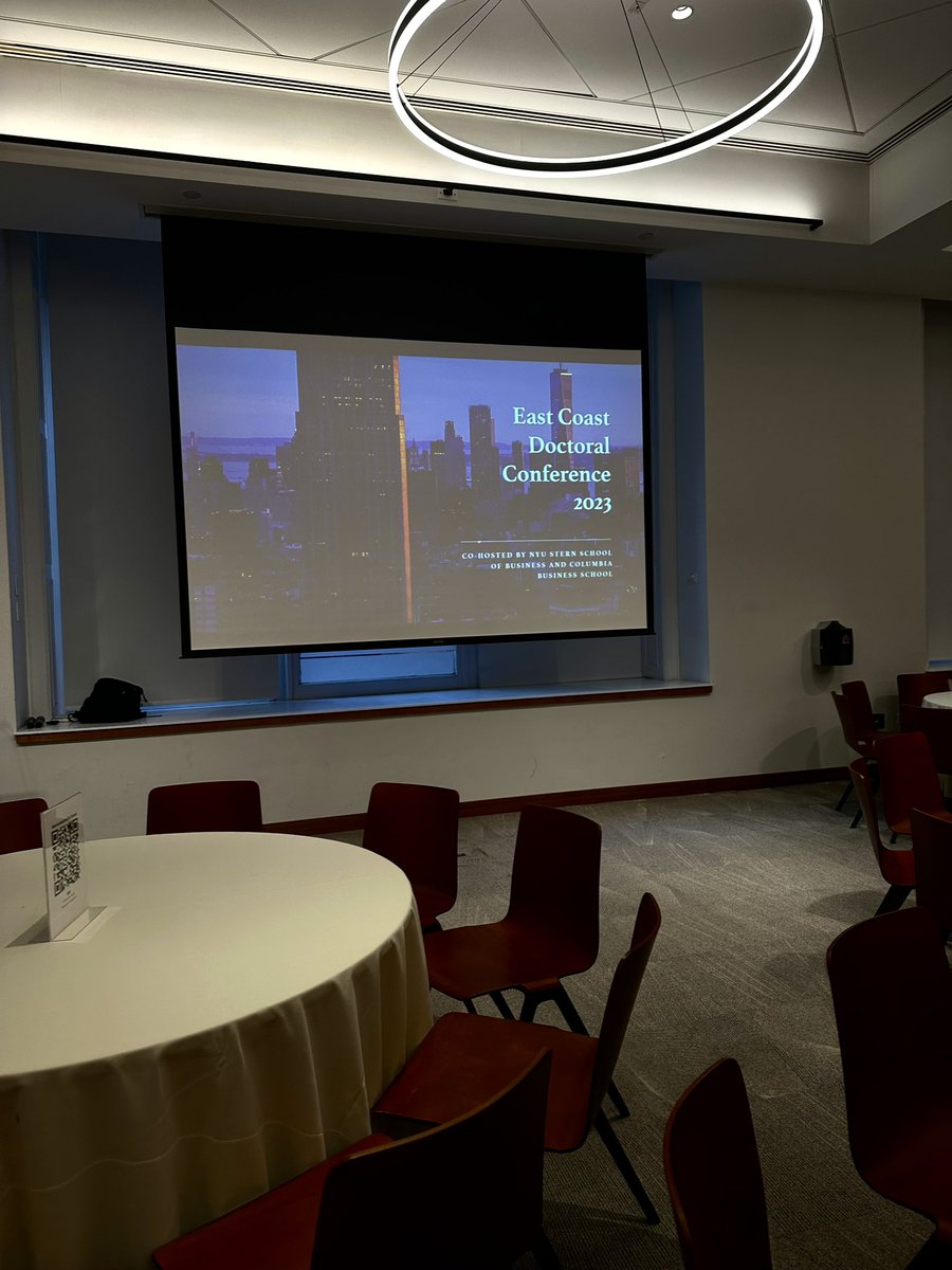 2023 East Coast Doctoral Conference underway!! We love this annual NYU x Columbia collab 🤝