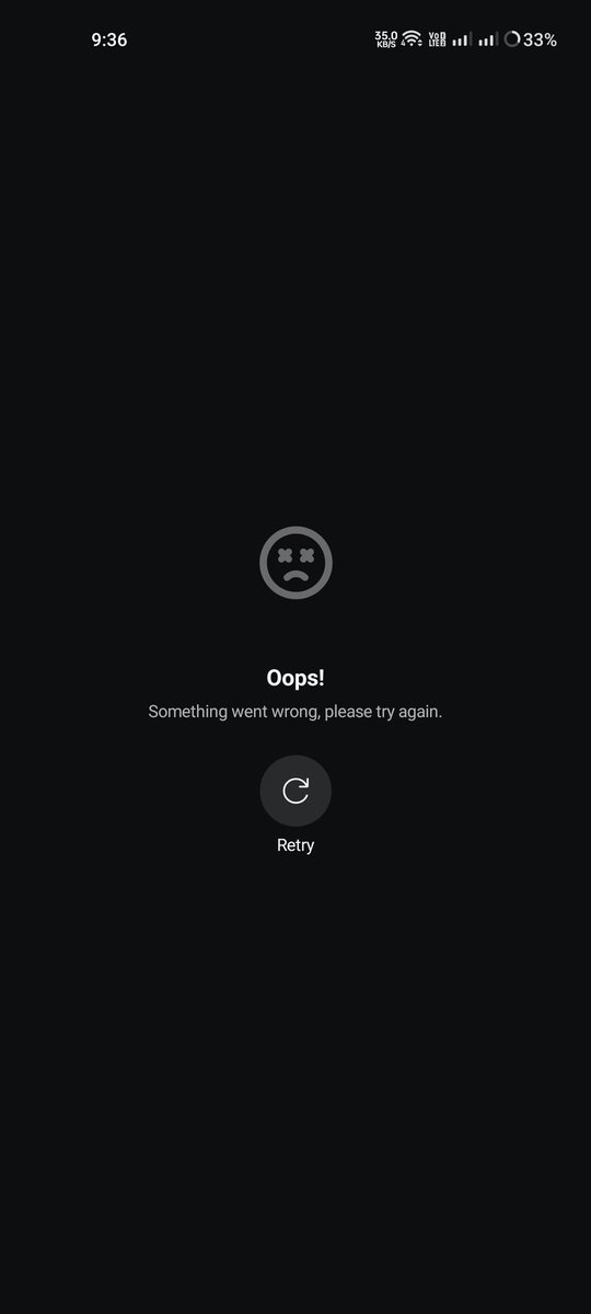 ravichandra_16's tweet photo. #JioCinema Jio Cinema not working with the error Oops on screen. Fix this Asap https://t.co/6ekEvNVXo9