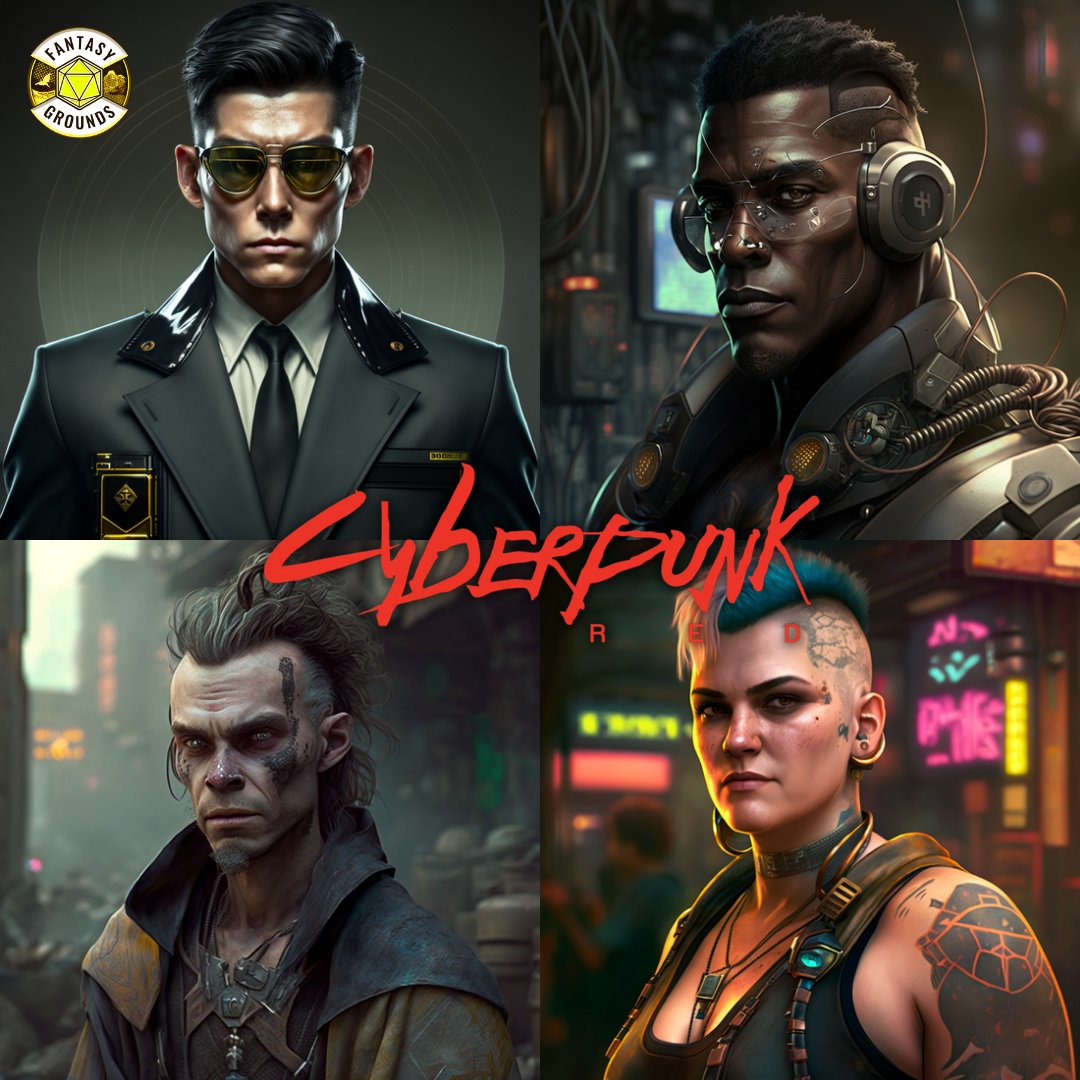 FGACommunity's tweet photo. Get ready to enter Night City with the new #CyberpunkRed ruleset! Live walk through and discussion. Friday, 03/14/23 7:00 PM ET. FG Academy Discord community. https://t.co/LxNfzZjDvr
@FantasyGrounds2 Unity. @RTalsorianGames #RPG #SciF #Cyberpunk #cpred https://t.co/VeOU1hIdmQ