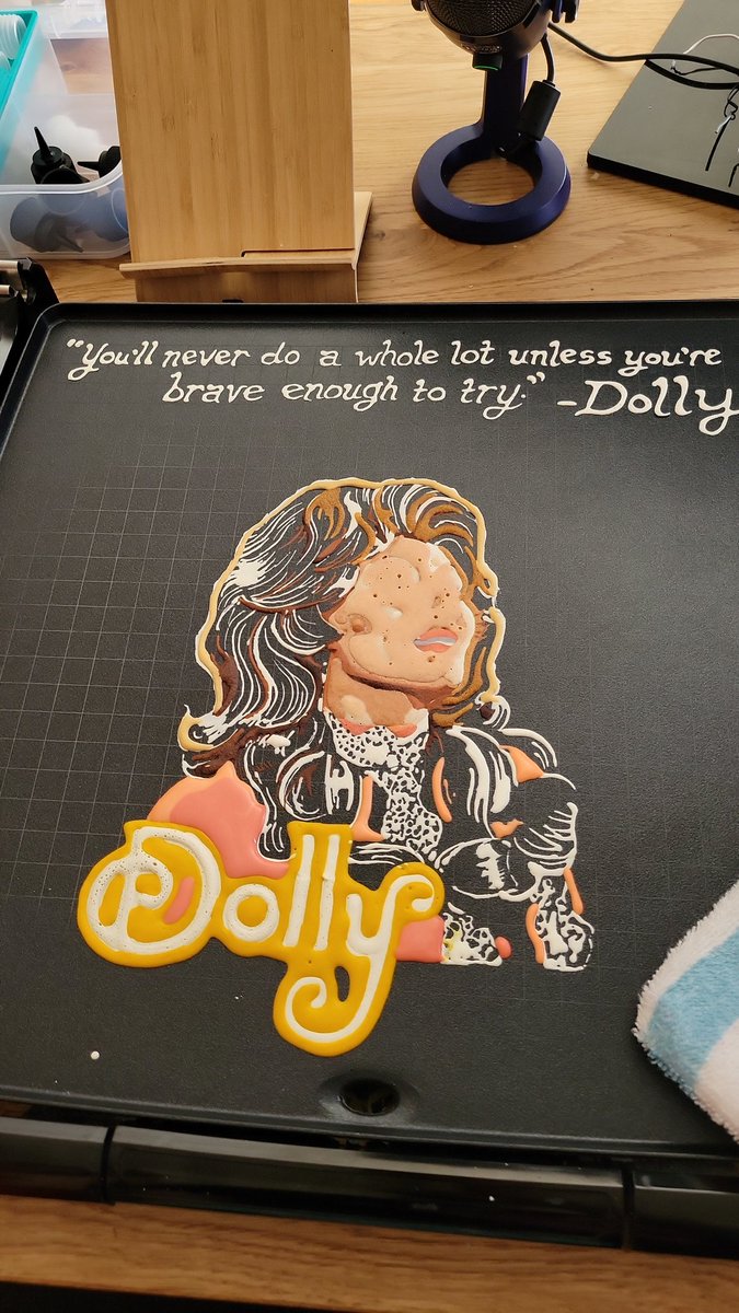 Well Howdy! Dan is just about done making Dolly then Wella is going to add flowers - wait WAIT A SECOND! #LOOF