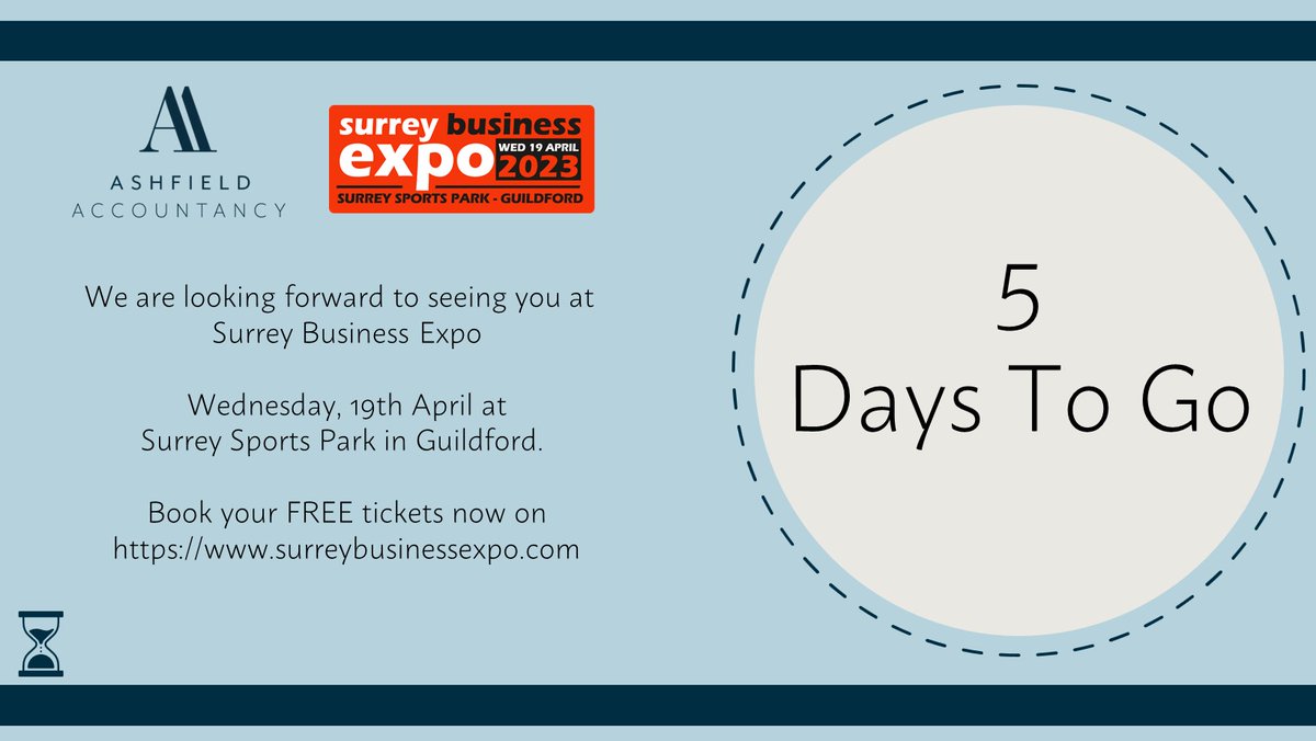 AshfieldAcc's tweet photo. We are looking forward to seeing you at
Surrey Business Expo

Wednesday, 19th April at
Surrey Sports Park in #Guildford.

Book your FREE tickets now on
https://t.co/FRQhmWO455

#sbe2023 #Surrey https://t.co/gVVsdiQaUL