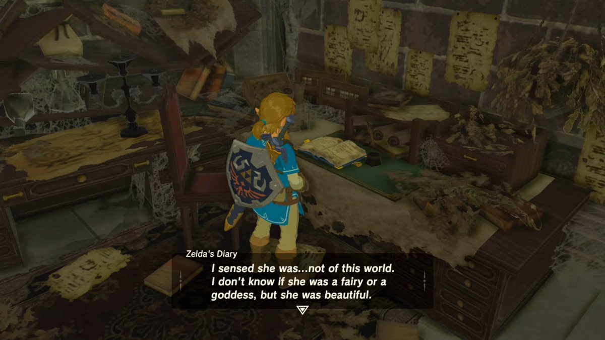 ZeldaUniverse's tweet photo. In Breath of the Wild, could Zelda have seen this mysterious woman in the dream she wrote about? #TearsoftheKingdom https://t.co/ckJ1PQwV2O