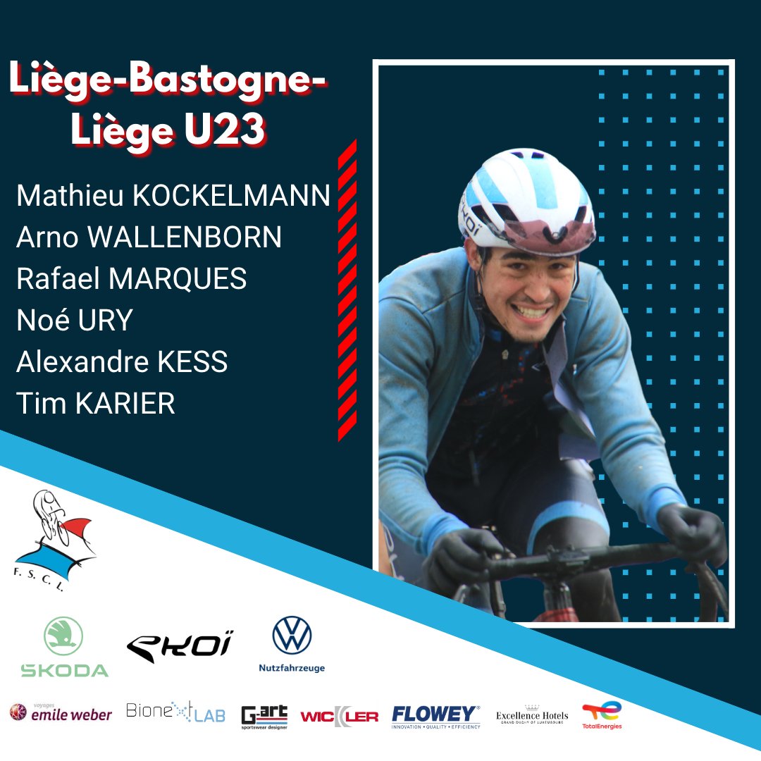 fscl_cycling's tweet photo. Racing a Monument again tomorrow. Time to go to the Ardennes⛰ for Liège-Bastogne-Liège U23 ! https://t.co/jkA2jAqQFE