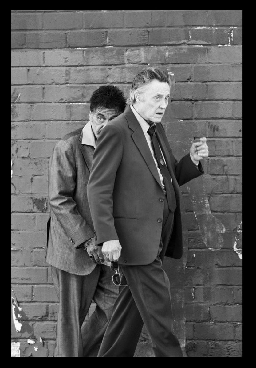 Manolonchelo's tweet photo. text : So what was it that we wanted to be big ?
photo : Al Pacino / Christopher Walken https://t.co/qHwrxnn3gA
