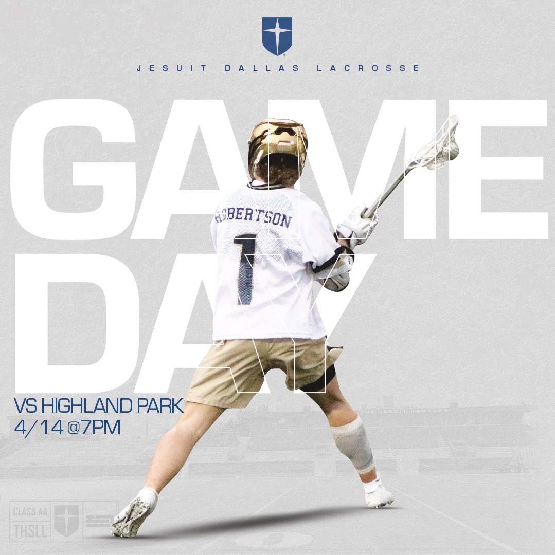 JesuitLacrosse's tweet photo. GAMEDAY: Jesuit takes on HP tonight (4/14) 7pm at Jesuit. White out game shirts will be available for the first 200 students #AMDG https://t.co/axpixRAgCi