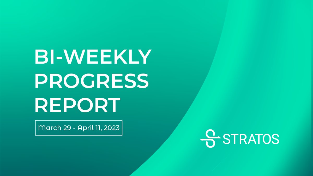 Stratos_Network's tweet photo. πThe progress just keeps coming!
β
SDS Framework Buffer Memory Allocation Improvement
β
SDS Issue Fixes based on Auditing Feedback
β
Metanode Tier-Based Task Assignment
Check out our latest update below. #Stratos $STOS
https://t.co/tJAzZpeMUx https://t.co/nMRbj4MtoD
