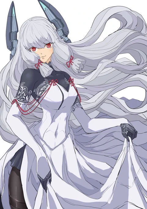 初期艦の白ドレスを描かねば無作法というもの... 