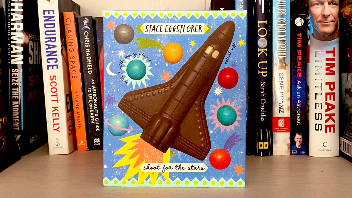 Less than 24 hours left to get this podcast about NASA’s space shuttle off the ground. Please join me in backing the brilliant team behind #13MinutesToTheMoon if you can! 🚀 In the meantime, enjoy this snap of my space shuttle-shaped Easter egg kickstarter.com/projects/16-su…