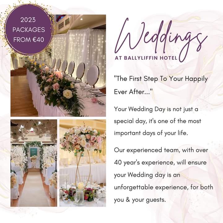 B_liffinHotel's tweet photo. "The First Step To Your Happily Ever After..."
Contact our Wedding Team on 📞+353 (0)74 93 76106 or at 📧info@ballyliffinhotel.com
#ballyliffinhotel #ballyliffin #inishowen #donegal #derry #WeddingVenueDonegal #WeddingVenueIreland #weddingsdonegal #weddingsireland https://t.co/WatE5jBXVG