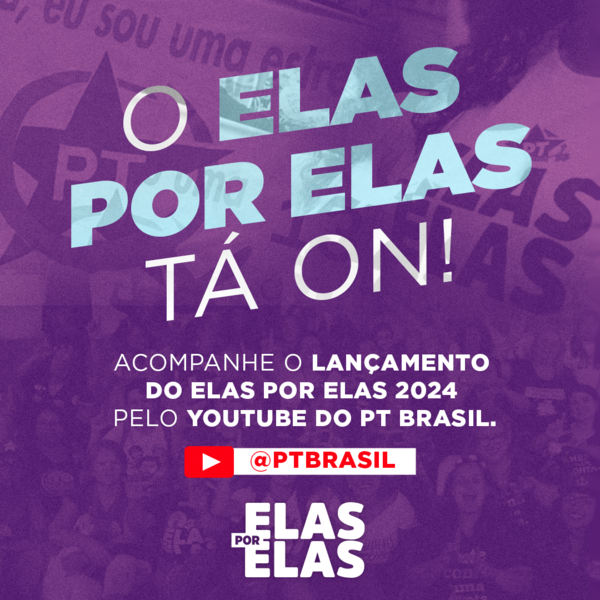 MulheresPT's tweet photo. ESTAREMOS ON!

Faremos transmissão AO VIVO do lançamento do Elas Por Elas hoje, a partir das 18h30, em todas as redes sociais do @ptbrasil 

FIQUEM LIGADAS para acompanhar tudo de perto

#elasporelas #OBrasilVoltou #elasnopoder https://t.co/8Wo4ZKp0Xu