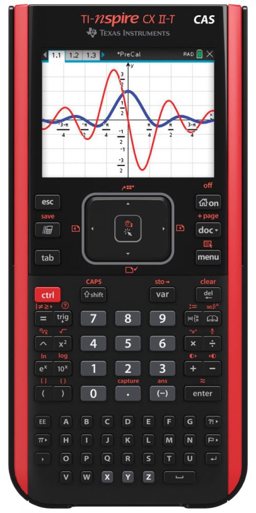 tritoo's tweet photo. #Calculatrice graphique Texas Instruments TI-Nspire CX II-T CAS lycée &amp; collège Noir et Rouge chez #fnac 189.99€ #TexasInstruments #tritOOshop #edudiant  https://t.co/HzDRXlgakL https://t.co/7j81PAOvRF