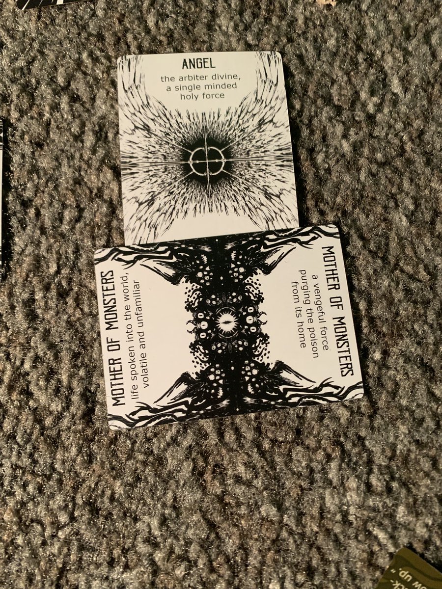 Lex4113's tweet photo. I got #Spindlewheel yesterday! And oh my god there’s so many cards. I played with myself to get a feel for it and it was a good and satisfying story! Even if the ending was a little destructive. I love the cards so much and their meanings and how much love was put into them! https://t.co/5t4DjoEn9U
