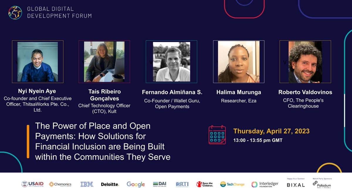 Interledger's tweet image. We are excited to participate in the #GDDF2023 &amp;amp; to showcase how the #Interedger works with local communities to surface new ways of thinking, building, &amp;amp; implementing systems that show it’s good business to be inclusive.