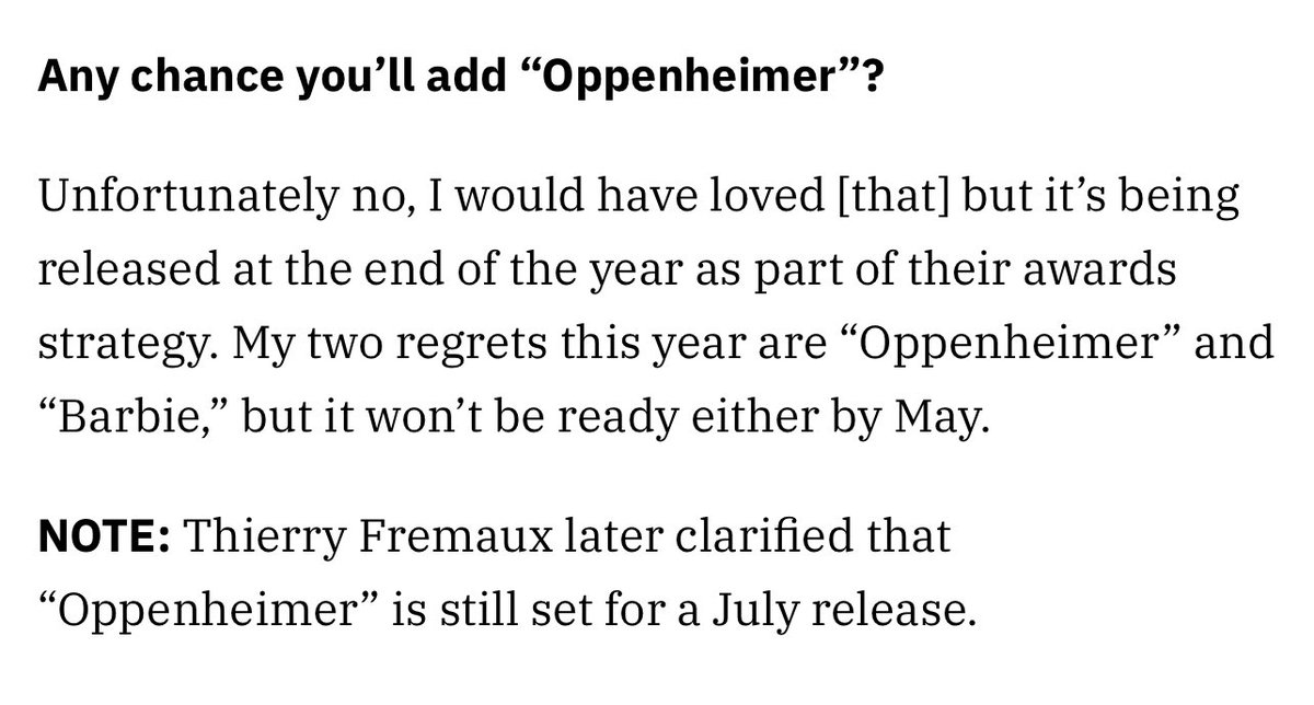 Lights, Camera, Barstool on Twitter "(via Variety)"