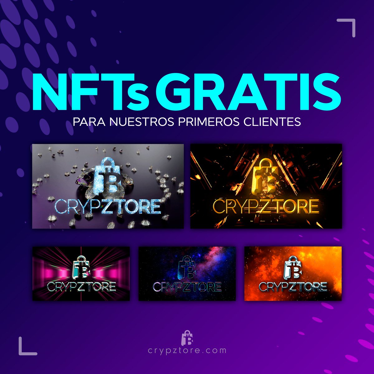 crypztore's tweet photo. Y tú, ¿ya conseguiste el tuyo? No pierdas la oportunidad de ser uno de los primeros en poseer estos NFT exclusivos y limitados.

Compra ahora 👉 https://t.co/Vi7ul8epx9

#Crypztore #TuTiendaEnCripto https://t.co/J4ybOsHKX6