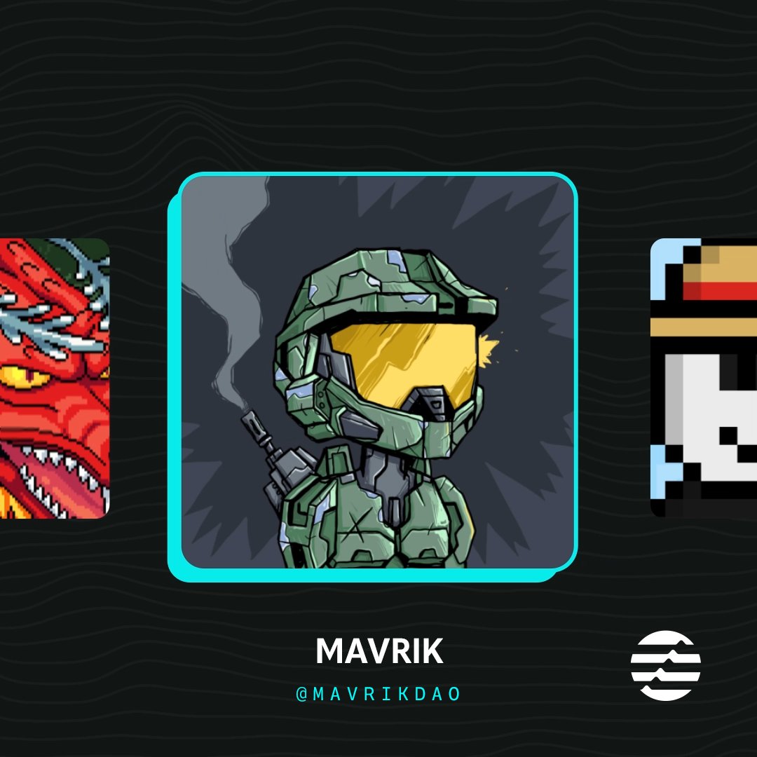 Aptos's tweet photo. #ArtofAptos Spotlight

What do you get when you combine community &amp; innovation?

MAVRIKs—an NFT collection dedicated to creating a strong foundation for the Aptos community + a better future for #Web3.

Show us which @MavrikDAO you’re rockin’👇 https://t.co/lZ0fq15KdB