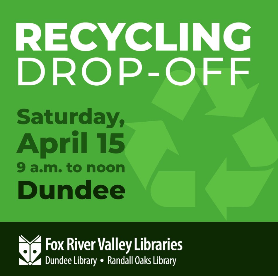 Cville_Gov's tweet image. Don't forget to participate in @FRVPLD's Recycling Drop-Off tomorrow! Attendees will be able to recycle home electronics and small appliances, clothes and textiles, and more!!
For more information, visit frvpld.info/recycling-drop