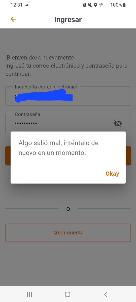 Gercabe's tweet photo. @BAecobici no se puede usar la app, me pide constantemente que inicie sesion, pero sale este error, quise crearme otra cuenta, con otro mail y tampoco pude https://t.co/OjpErJS7UA