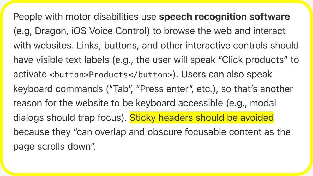 WebPlatformNews's tweet image. Interacting with websites using spoken commands webplatform.news/#1681485998000