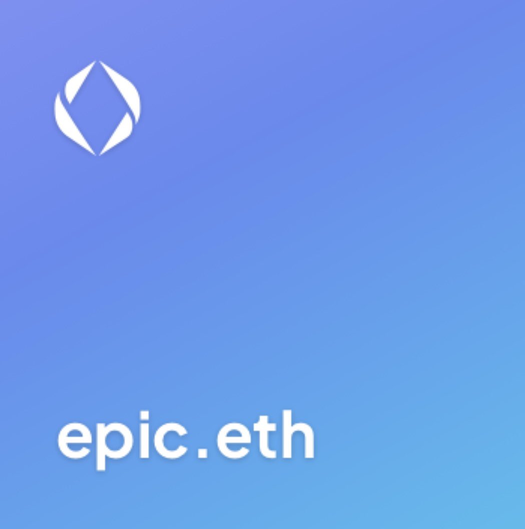 epic.eth bought for 25.00 ETH ($51,635.75 USD). 

ENS volume never sleeps 👏