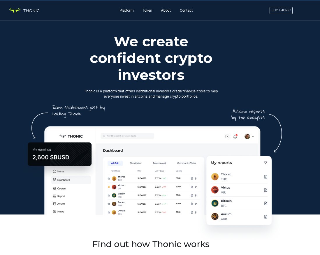 Unveiling Thonic's brand new website - Your gateway to the world of cryptocurrency! Check it out at thonic.finance #altcoin #crypto #cryptocurrency
