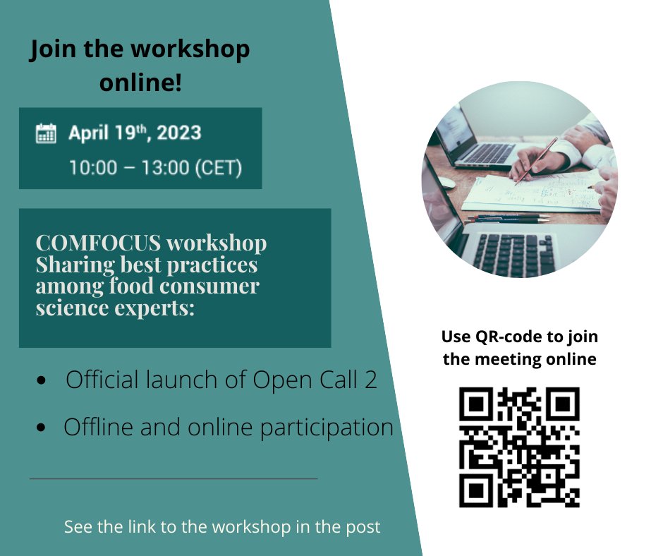 Join the COMFOCUS workshop online ❗ ❗ ❗

The workshop that is taking place in Nitra next week will be also available online for participants!

-        To join it online please use this link »»» uniag.link/W4Uk3

Looking forward to see you soon! 😉
 
#COMFOCUS