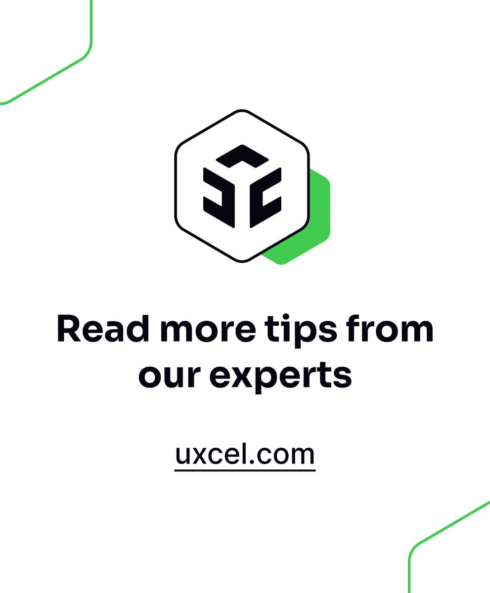 Uxcel uncover the 6 steps of the design process & when to implement them🤩

In this article, you’ll learn more about the UX research and design process✨

Read more at cutt.ly/s7Ki3xv

#webdesign #design #webdesigntrends #webdesigninspiration #userinterface #ui #ux #uiux