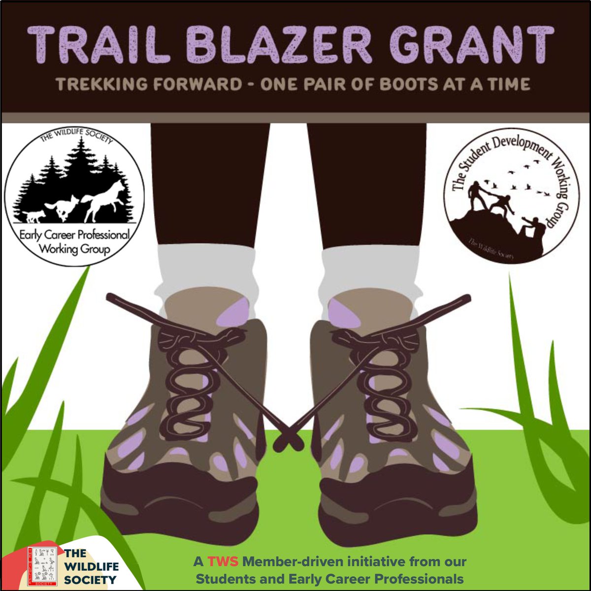 The Wildlife Society (@wildlifesociety) on Twitter photo New Trail Blazer grant from <a href="/TWS_SDWG/">Student Development</a> <a href="/TWSearlycareer/">TWS Early Career Working Group</a> supports purchase of field gear by under-represented minority students and early career professionals in wildlife science. Open to TWS members. Apply by May 31. Details at forms.gle/pwnoRsHKrrfrch… New Trail Blazer grant from <a href="/TWS_SDWG/">Student Development</a> <a href="/TWSearlycareer/">TWS Early Career Working Group</a> supports purchase of field gear by under-represented minority students and early career professionals in wildlife science. Open to TWS members. Apply by May 31. Details at forms.gle/pwnoRsHKrrfrch…