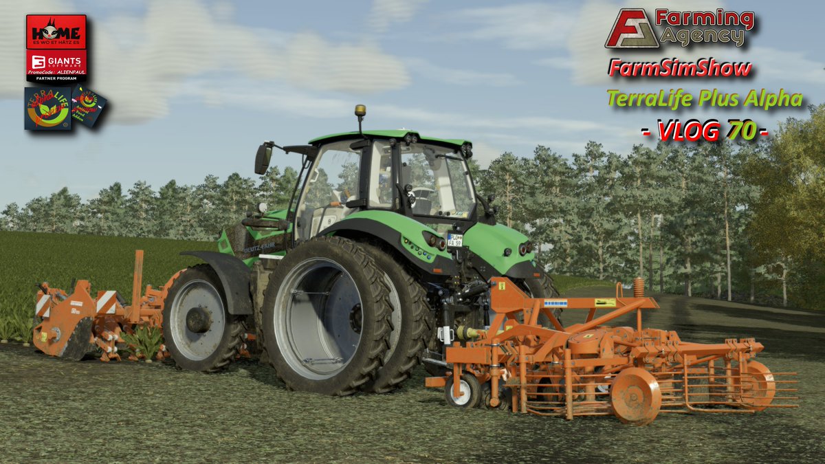 FarmingAgency's tweet photo. #Livestream 18.30 Uhr
#Vlog70
#GermanStream
#FarmingSimulator22
#MaizePlus
#MaizeballenPressen
#MasterOfBales
#EssenIstLiebe

#Year2SeasonsPass PromoCode ALIENPAUL
#DSV
#TerraLifePlus  alpha Streams

- Die (fast) tägliche FarmSimShow

https://t.co/Pe8syRiwPM https://t.co/IMftL7QQ8T