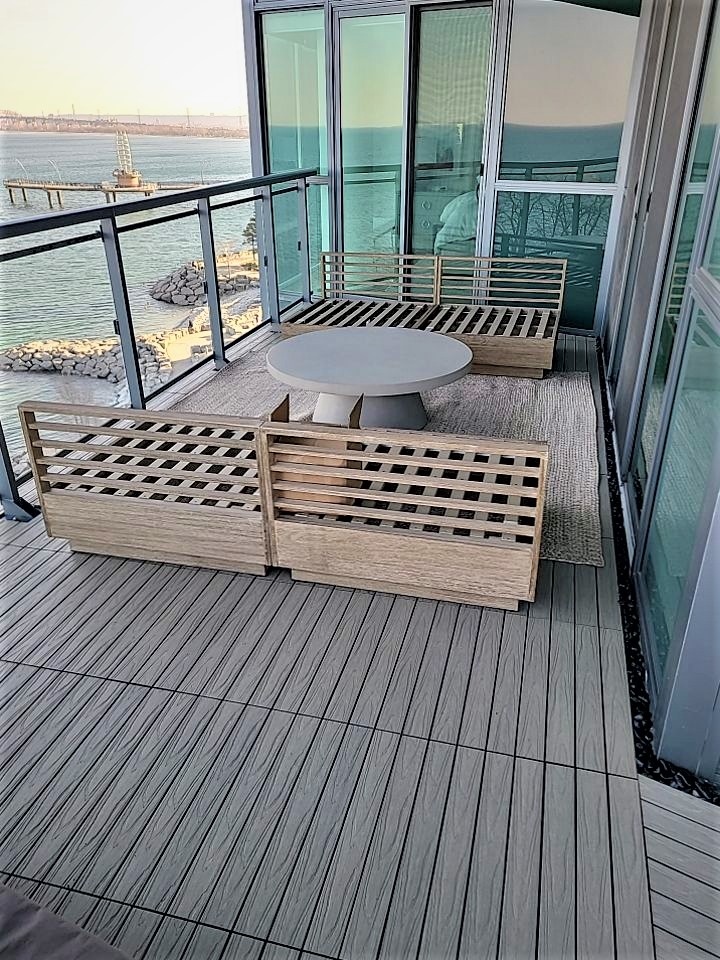 CondoKANDY's tweet image. Another luxurious balcony floor install done by Condo Kandy!

Contact us today for a free consultation to get started on upgrading your balcony flooring.
zurl.co/g759

#BalconyFlooring #FlooringInstallation #BalconyMakeover #GTALiving