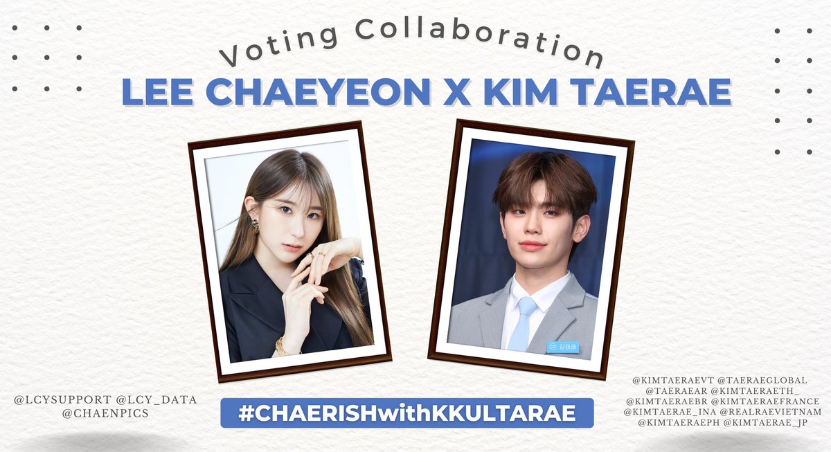 🍒 CHAERISH! Mais um dia de votação do Boys Planet começa, vamos votar no Kim Taerae ❤

Você pode votar no app da Mnet+ depois de criar ou entrar na sua conta!

#CHAERISHwithKKULTARAE