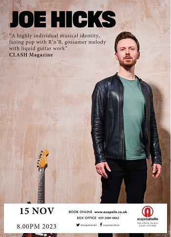 acapelastudio's tweet photo. Joe Hicks and Band in concert
15th November 2023
Tickets available now at https://t.co/AMkRhgKCK9
Following on from his wonderful performance supporting Sari Schorr at Acapela in April 2023, we welcome back Joe Hicks with his band.
#joehicks
#cardiffconcerts
#mintysgigguide https://t.co/66UfbL2cW2