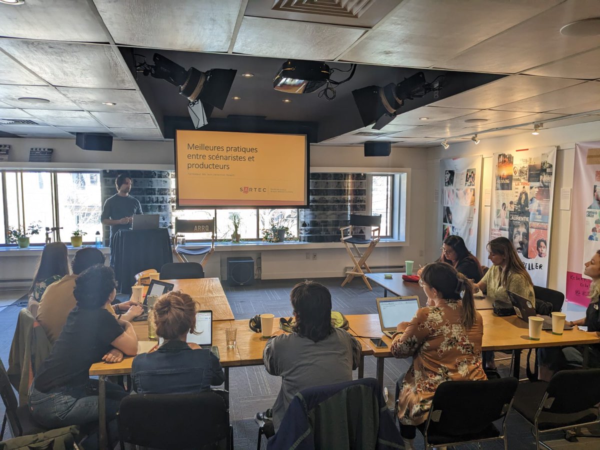 Retour sur l'atelier animé hier par notre conseiller en relations de travail, Jean-Sébastien Neault, dans le cadre des activités du Festival Courts d'un soir.
Thématique de l'atelier : Meilleures pratiques entre scénaristes et producteurs.

#auteurs #scenaristes #courtsmetrages
