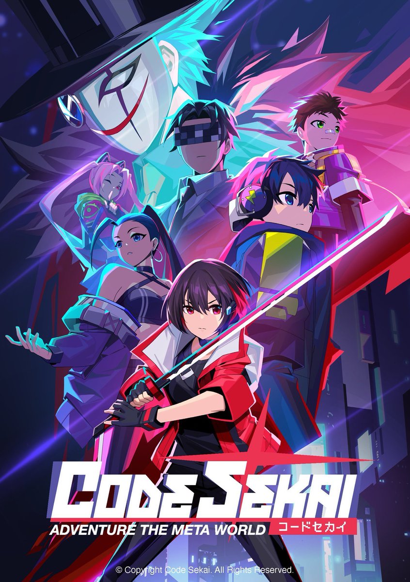 KingdomNFT's tweet photo. .@CodeSekai is a new project focused on storytelling, creating an original anime IP and expanding it globally through manga, games, and anime songs. https://t.co/sxiAFjXfL8