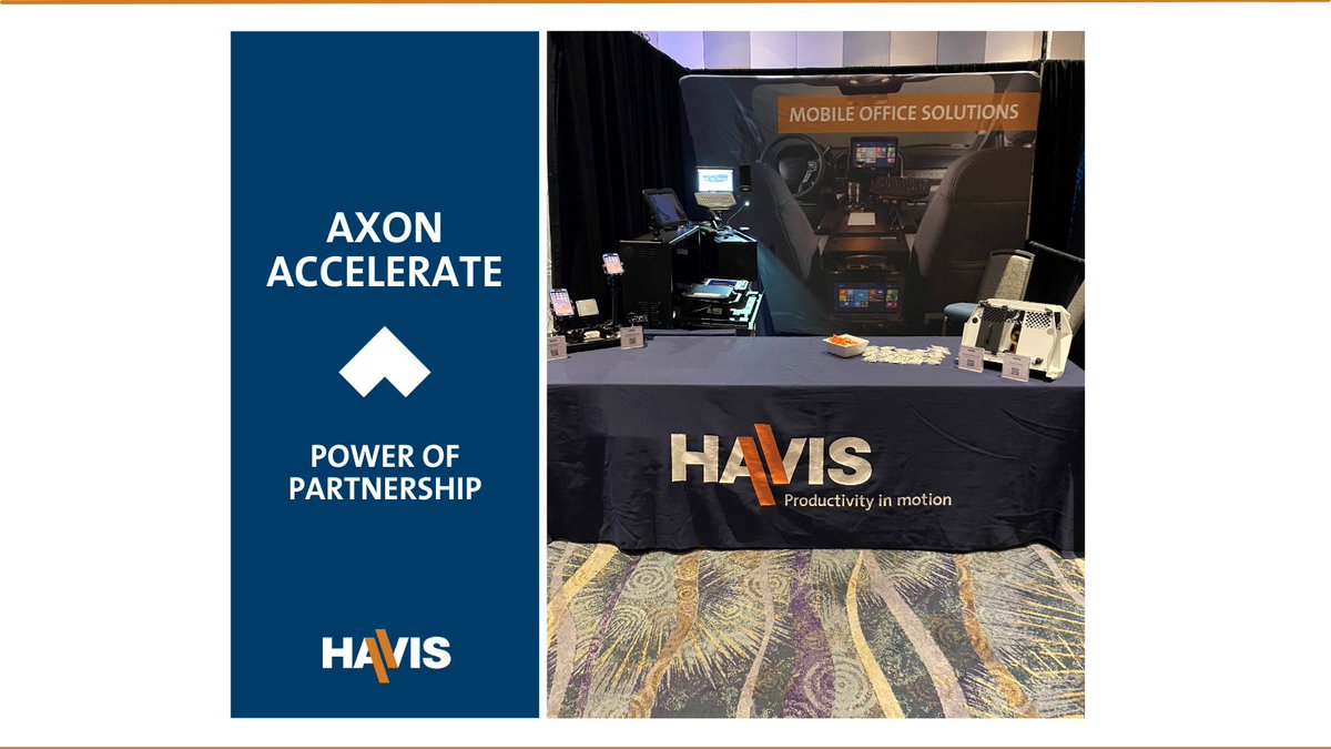 havisinc's tweet photo. Havis would like to thank @axon_enterprise for inviting us to the latest Axon Accelerate event in Phoenix, AZ. We're grateful for the opportunity to collaborate and showcase our latest innovations.

#HavisEquipped #HavisMustHaves #HavisRugged #lawenforcement #AxonAccelerate https://t.co/W2jhb3lU5I